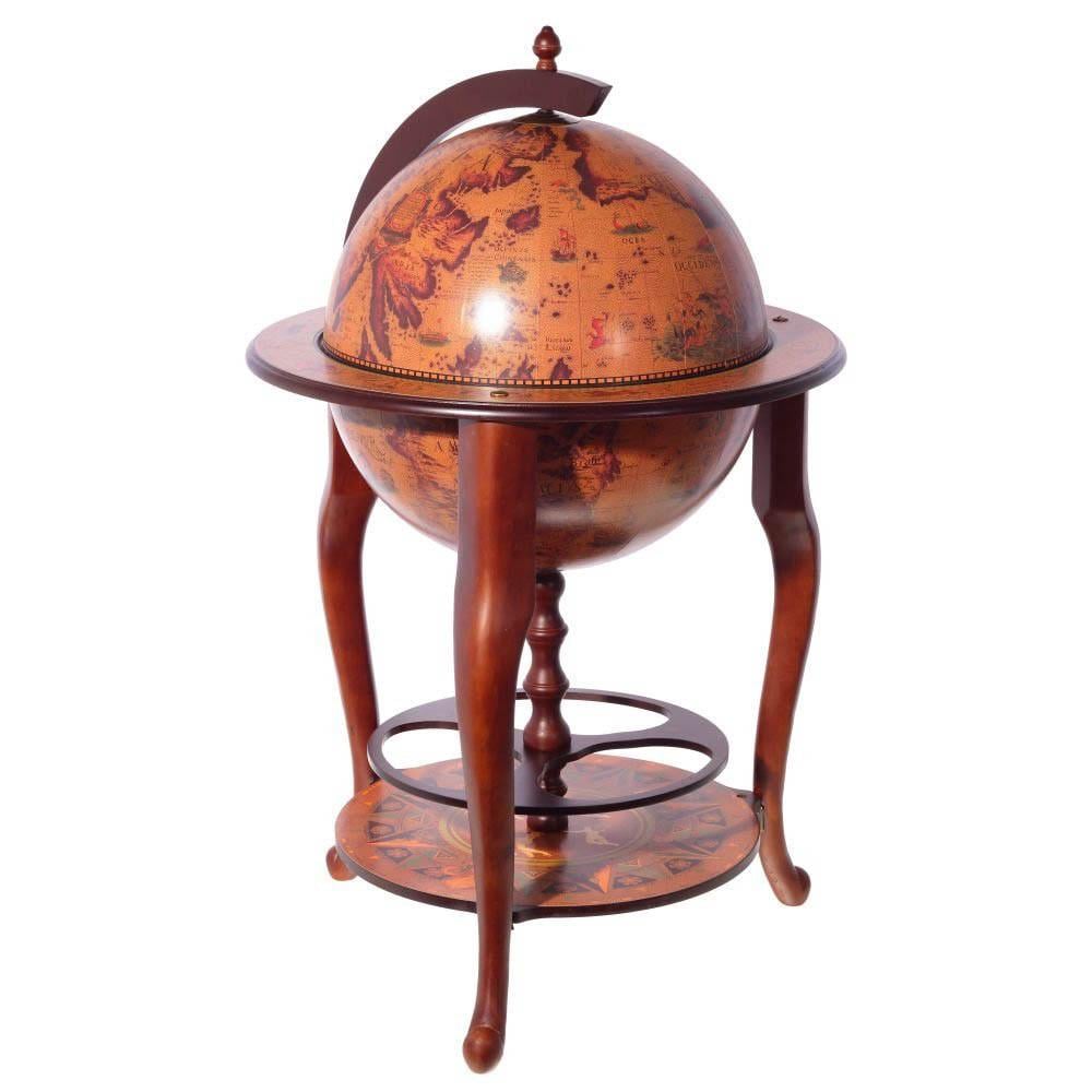 Глобус бар напольный Brigant сфера 45 см Коричневый (MG45001RN09)