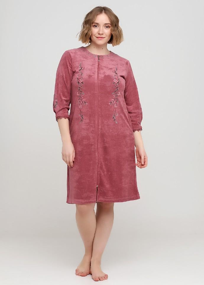 Халат Wild Love 3XL Темно-пудровый (3)