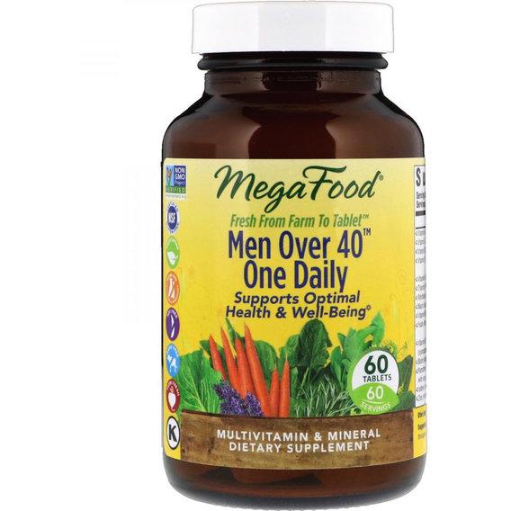 Вітамінно-мінеральний комплекс MegaFood Men Over 40 One Daily 60 Tabs