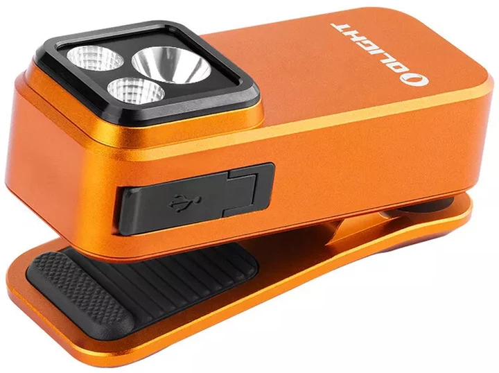 Фонарик аккумуляторный Olight Oclip Pro EDC 500 лм магнитный на клипсе с красным светом Orange (3071711218)