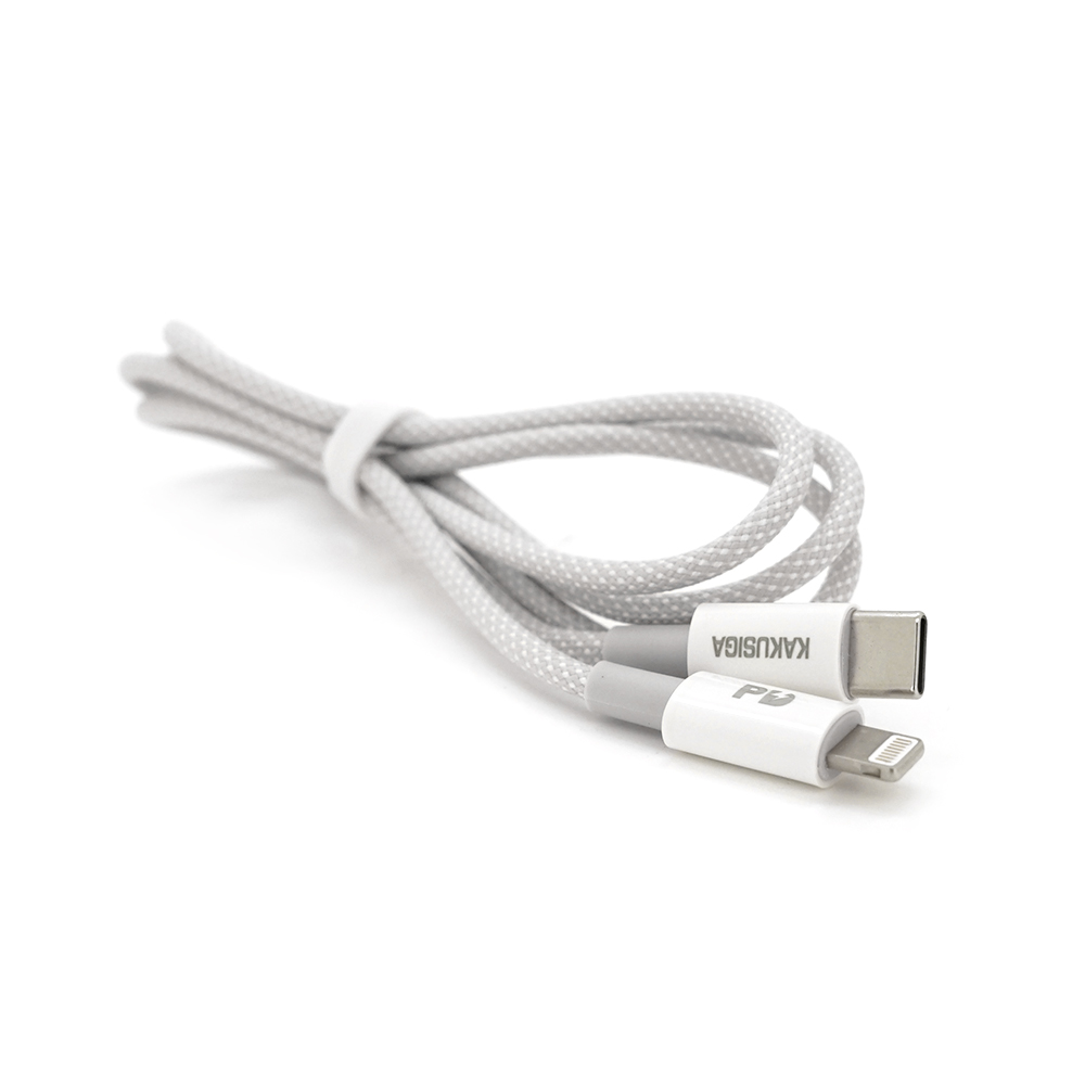Кабель iKaku KSC-723 для быстрой зарядки typeC to разъем lightning 1 м Silver (YUT_V645) Кабель iKaku KSC-723 для быстрой зарядки typeC to разъем lightning 1 м Silver (YUT_V645)
