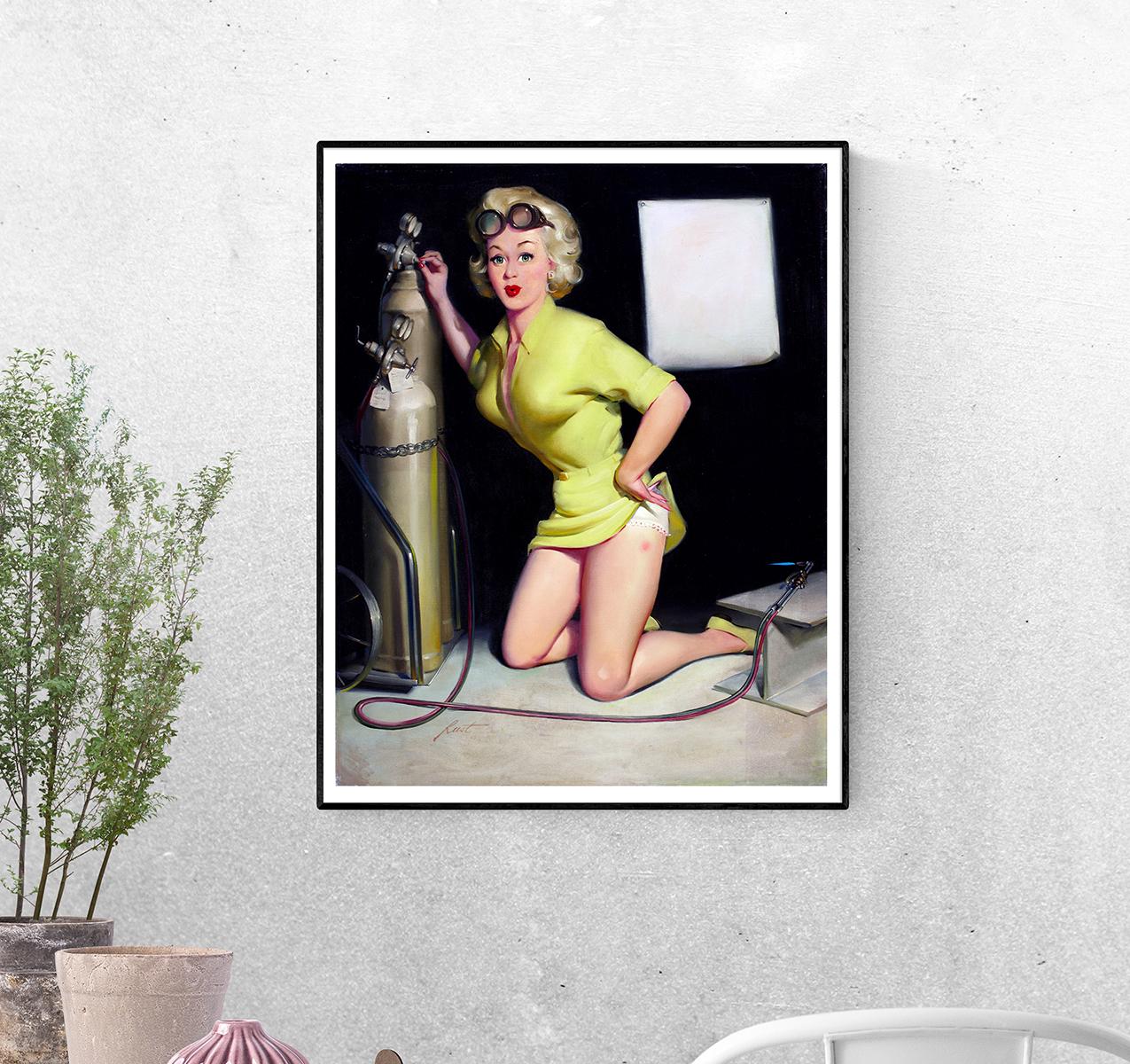 Постер Кислородный баллон Дональда Раста формат А-0 (pin_up1740019_Poster)