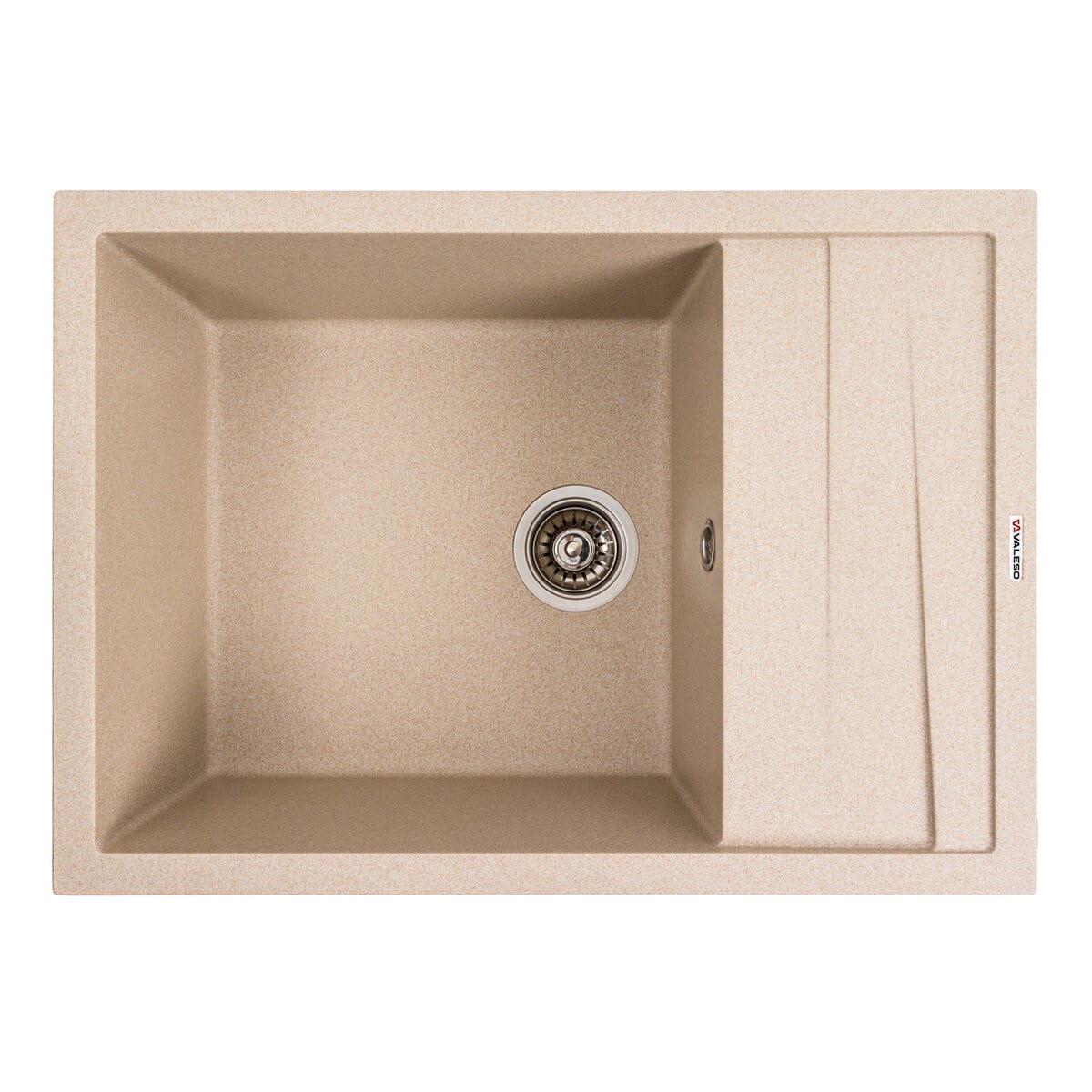 Мойка гранитная Valeso Cascada 700х500 врезная прямоугольная Сафари матовый (PLTM-SP000047494)