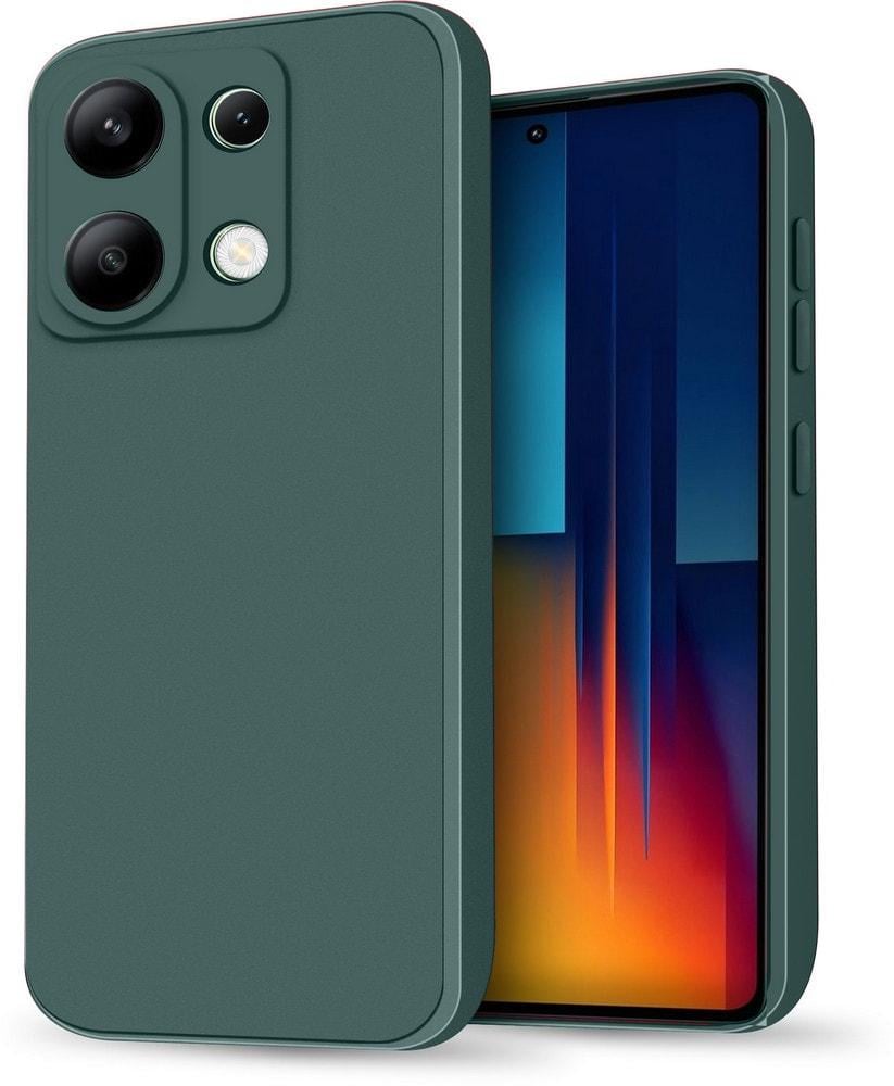Силиконовый чехол HardCorner Xiaomi Poco M6 Pro (с микрофиброй) Green (35431-08)