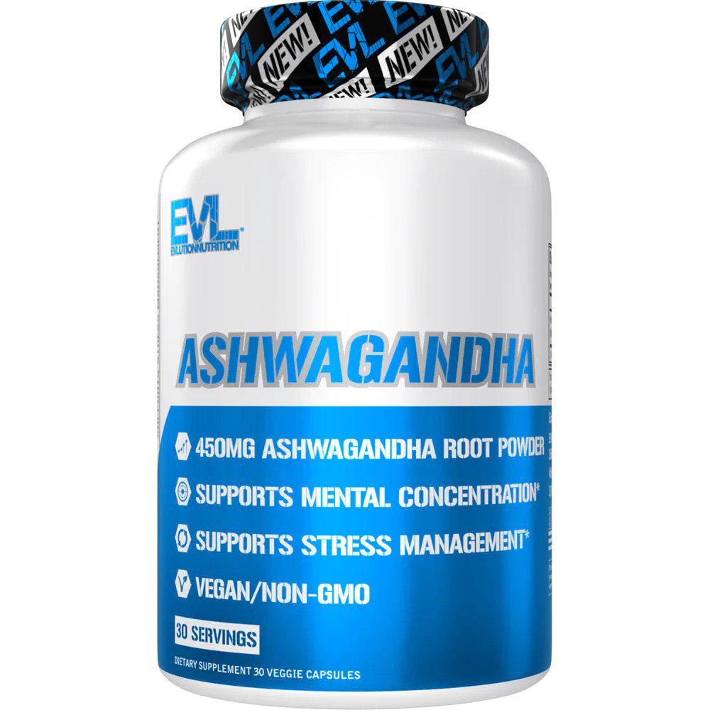 Екстракт ашваганди Evlution Nutrition Ashwagandha 450 mg 30 veggie capsules Екстракт ашваганди Evlution Nutrition Ashwagandha 450 mg 30 veggie capsules