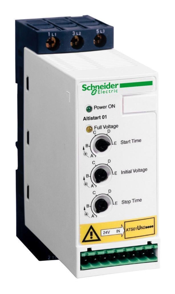 Пристрій плавного пуску Schneider Electric ATS01 3Ф 12А 5,5 кВт 415В (ATS01N212QN)