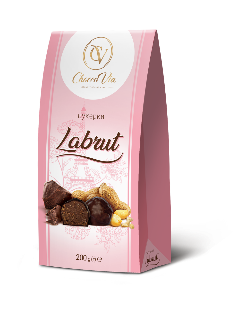 Набір цукерок Лабрют Chocco Via пакет 200 г (213794)
