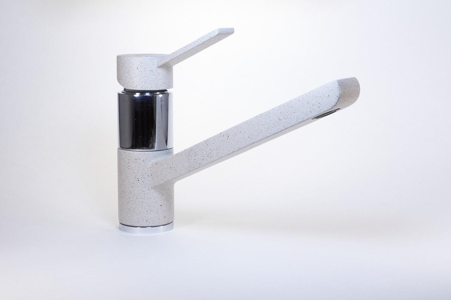 Смеситель кухонный LONGRAN G64102 Хром/Песочный (38 Terra)