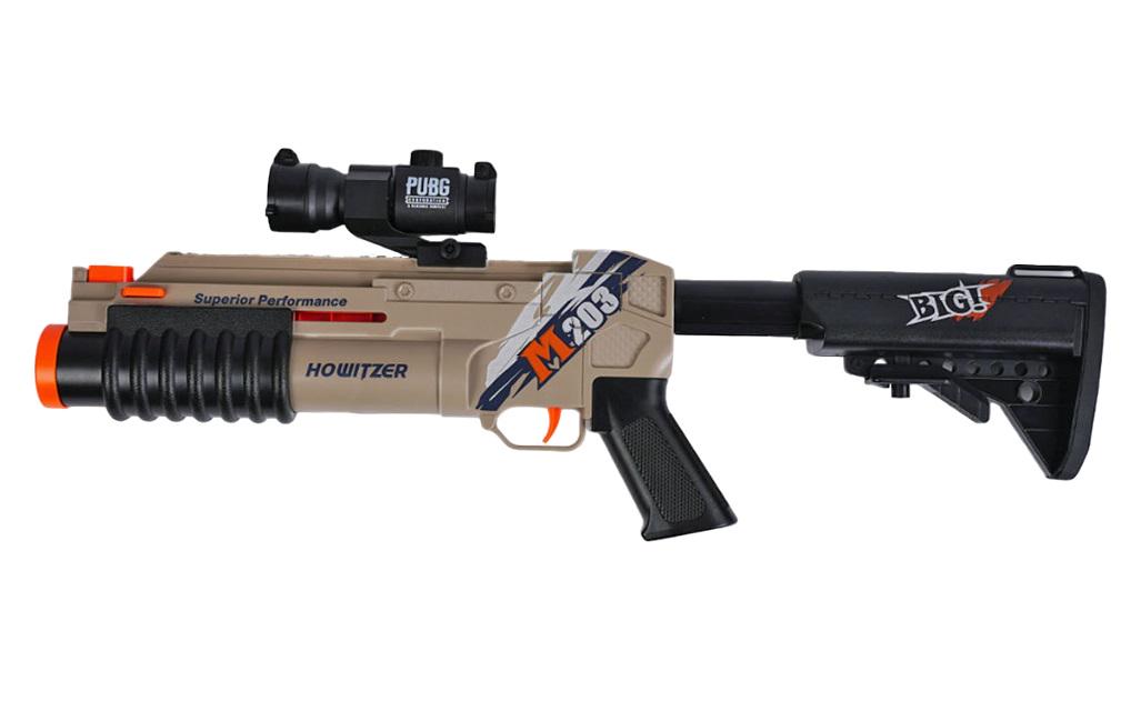 Автомат стреляет мягкими патронами/оптический прицел/20 патронов Camouflage (156142)