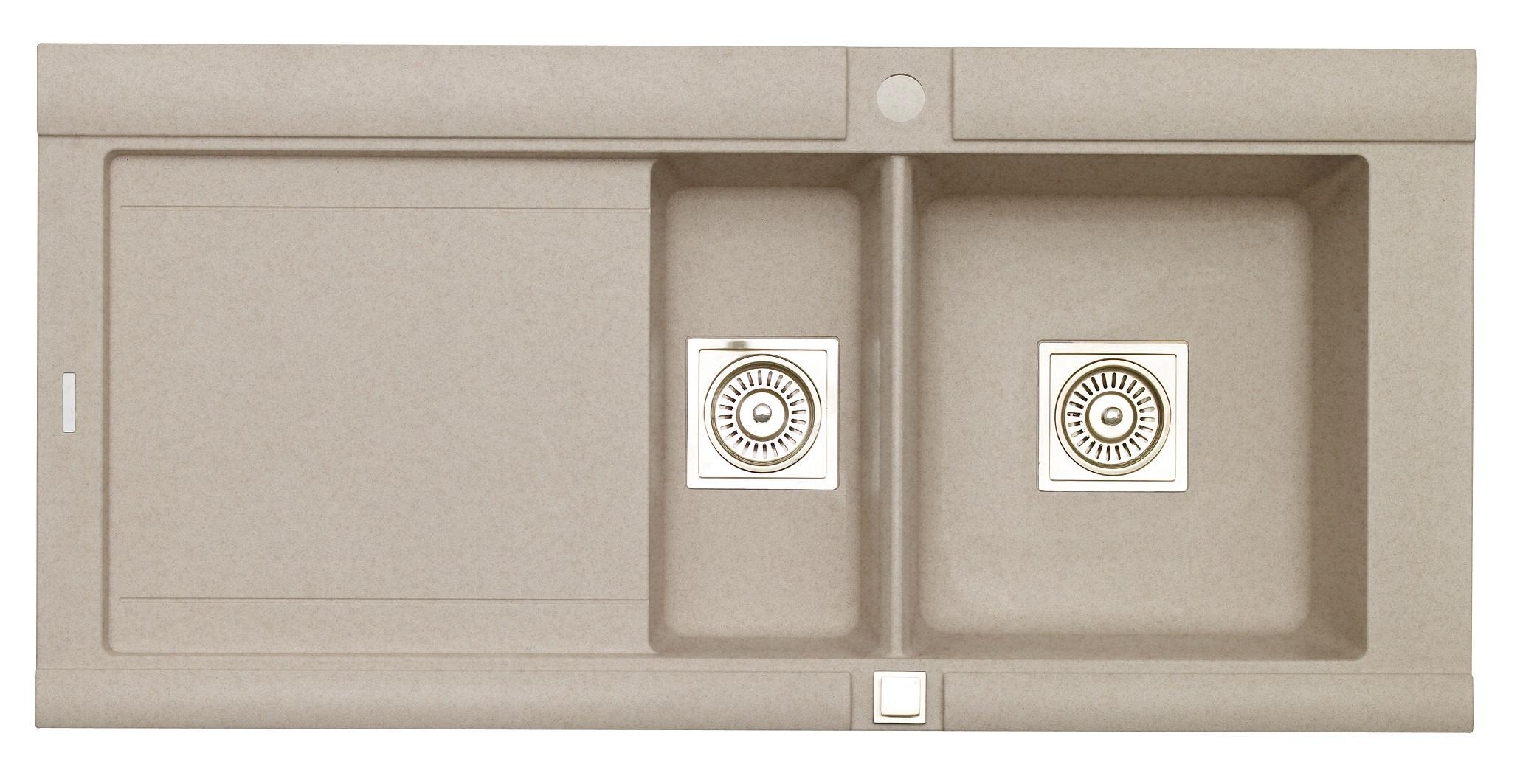 Кухонная мойка LONGRAN GEO 1.5B R Бежевый (Island Sand)