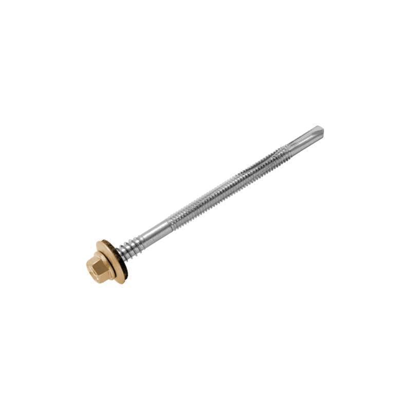 Саморез для сэндвич-панелей со сверлом Metalvis TEX-HSL DIN7504K 5,5/6,3х110 max 15 мм цинк 100 шт. (9T6RZ09T663A1R1015)