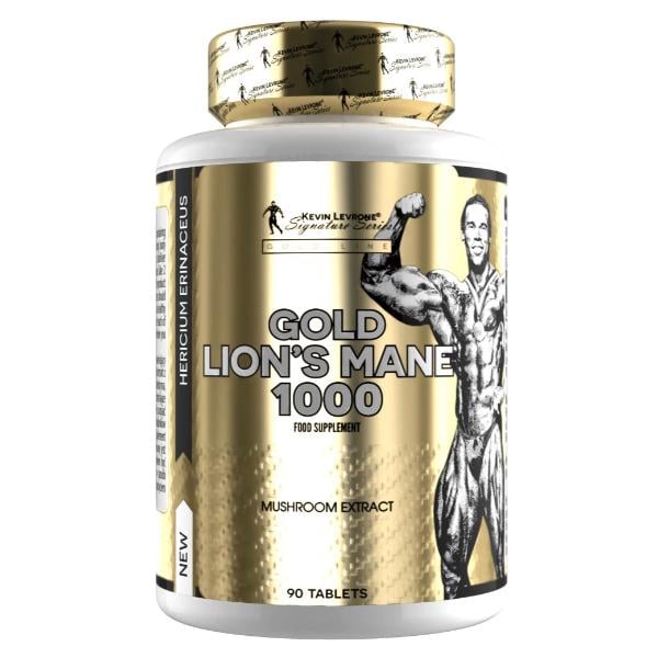 Комплекс профилактики работы головного мозга Kevin Levrone Gold Lion's Mane 1000 мг 90 табл. (000026774)