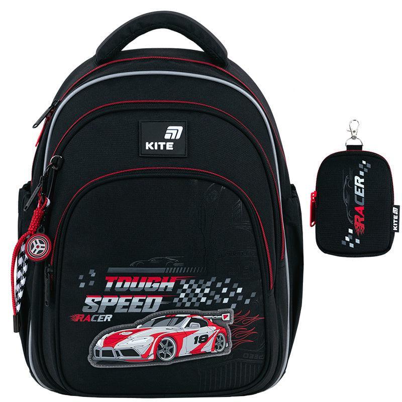 Рюкзак школьный KITE Education Speed Racer 37x27,5x12,5 см 13,5л Черный (K26-763S-2)