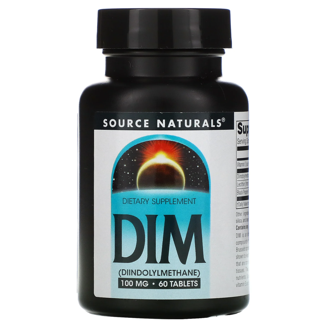 Вітаміни DIM Source Naturals Дііндолілметан для жіночого гормонального здоров'я 60 таблеток 100 мг - фото 1