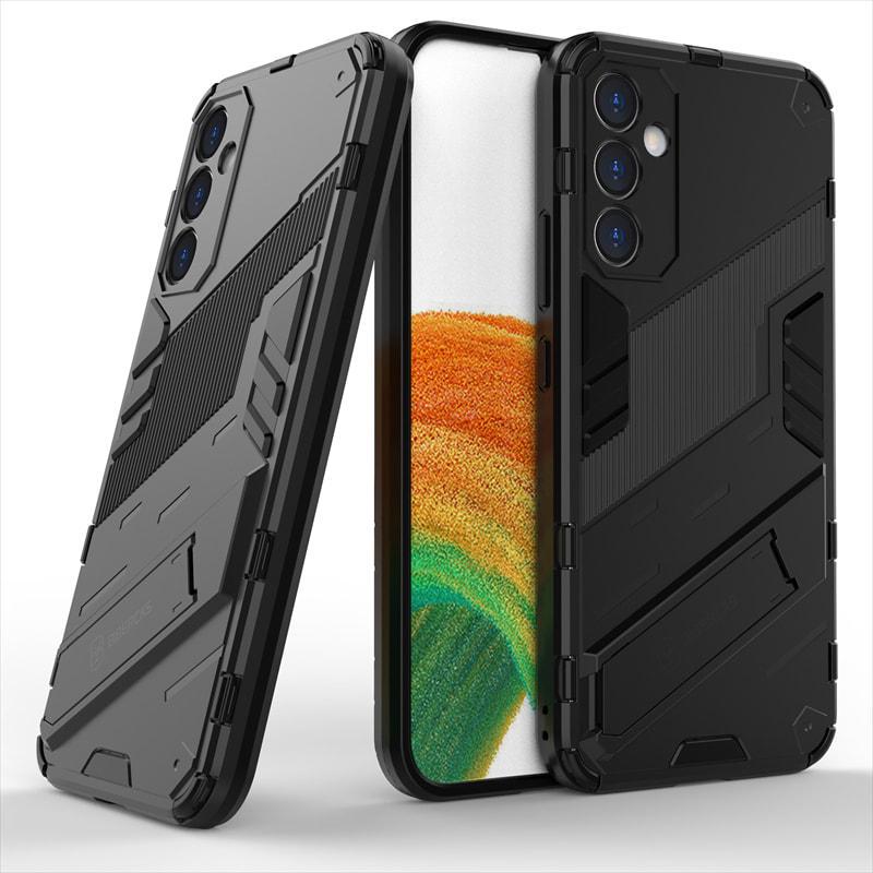 Защитный чехол BIBERCAS для Samsung Galaxy A04s A047 (с подставкой) Black (31141-2B)
