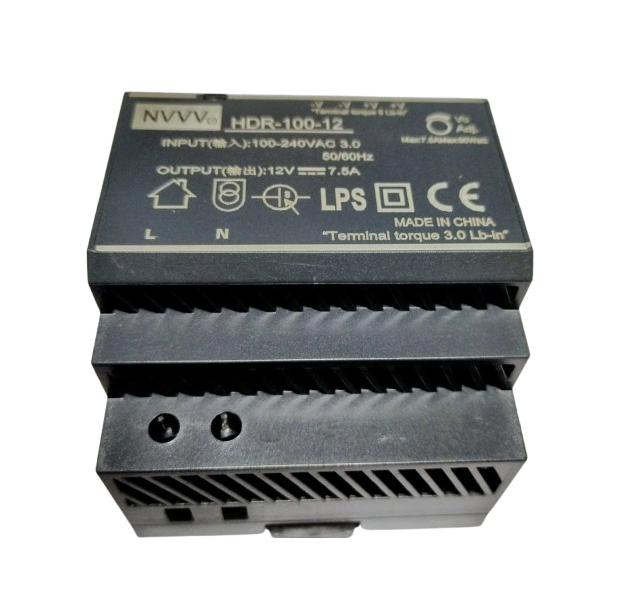 Блок питания на DIN-рейке 90W 12V HDR-100-12 NVVV (3483)