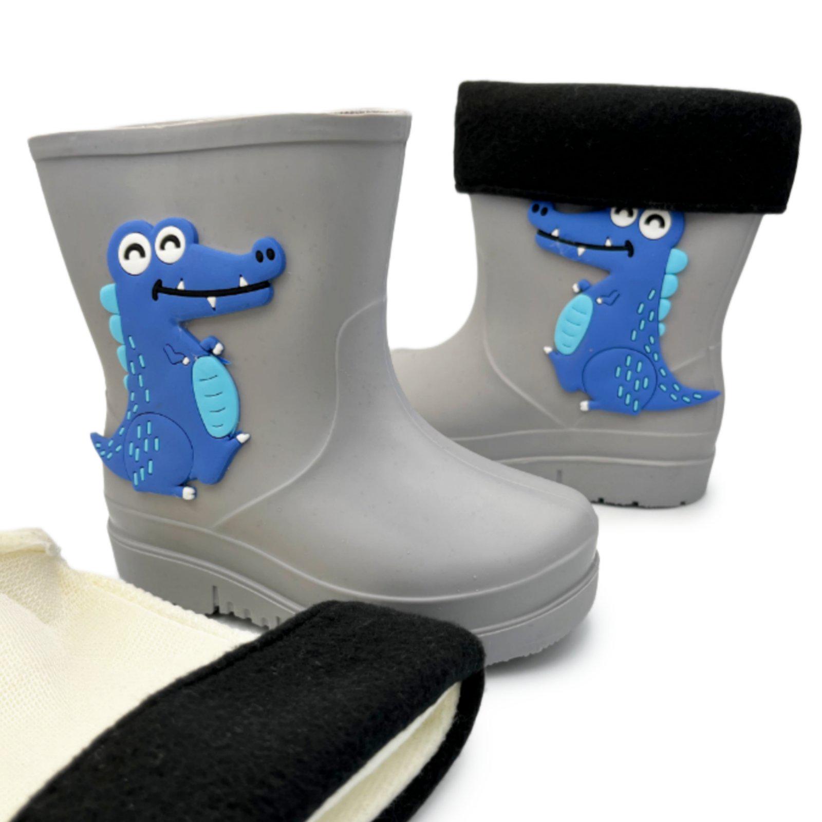 Сапоги резиновые для мальчика Paliament MV-1519s р. 25 Серый - фото 2