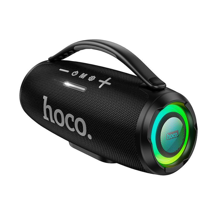 Портативна колонка Hoco HA4 Mini з ручкою 3000 мАг до 4 годин з RGB підсвічуванням Чорний (633168)