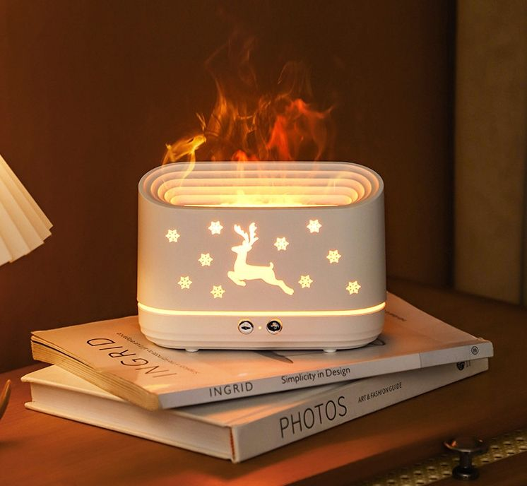 Ночник-увлажнитель Deer с имитацией пламени White - фото 2 Ночник-увлажнитель Deer с имитацией пламени White - фото 2