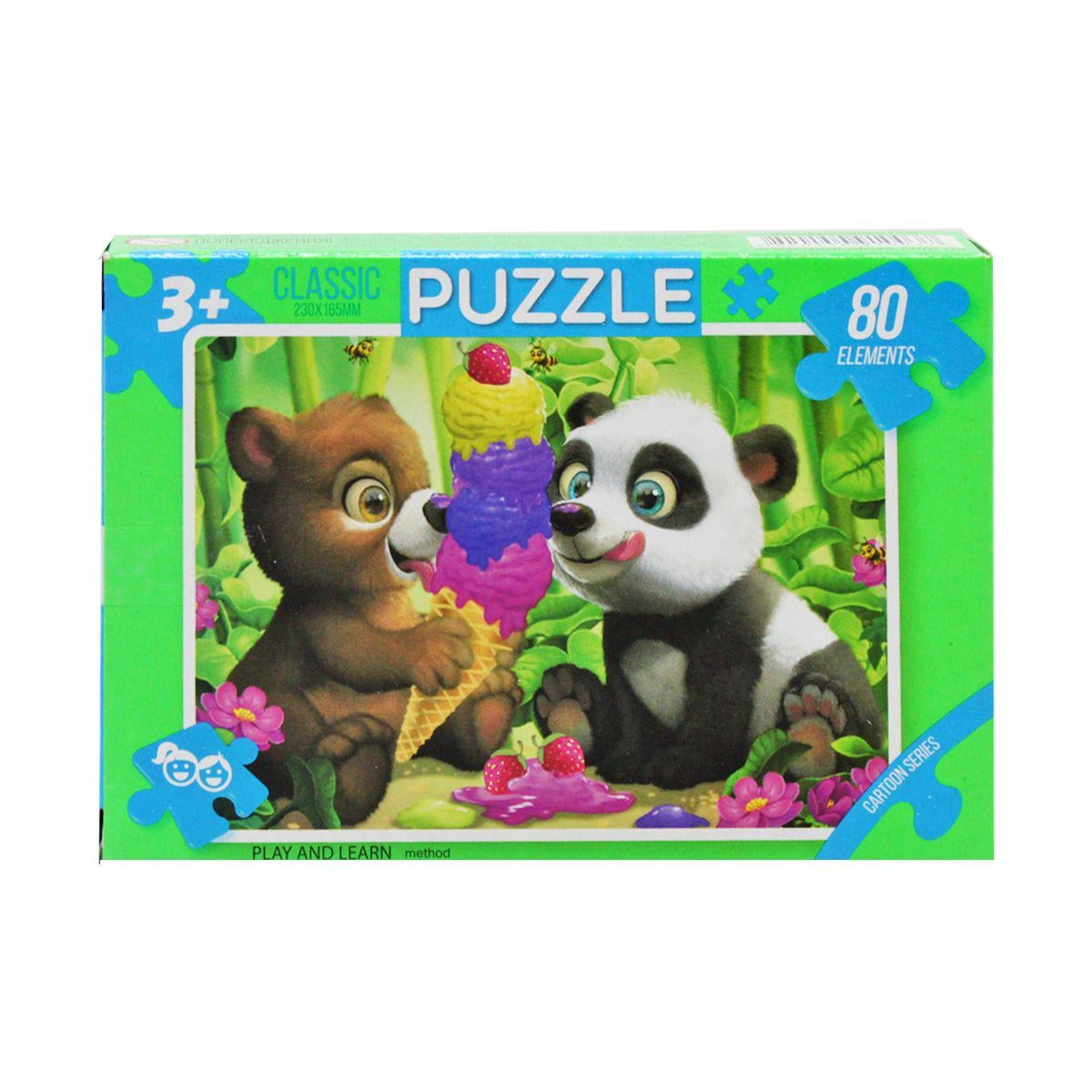 Пазлы Панда и мишка 80 эл. (183798) Пазлы Панда и мишка 80 эл. (183798)