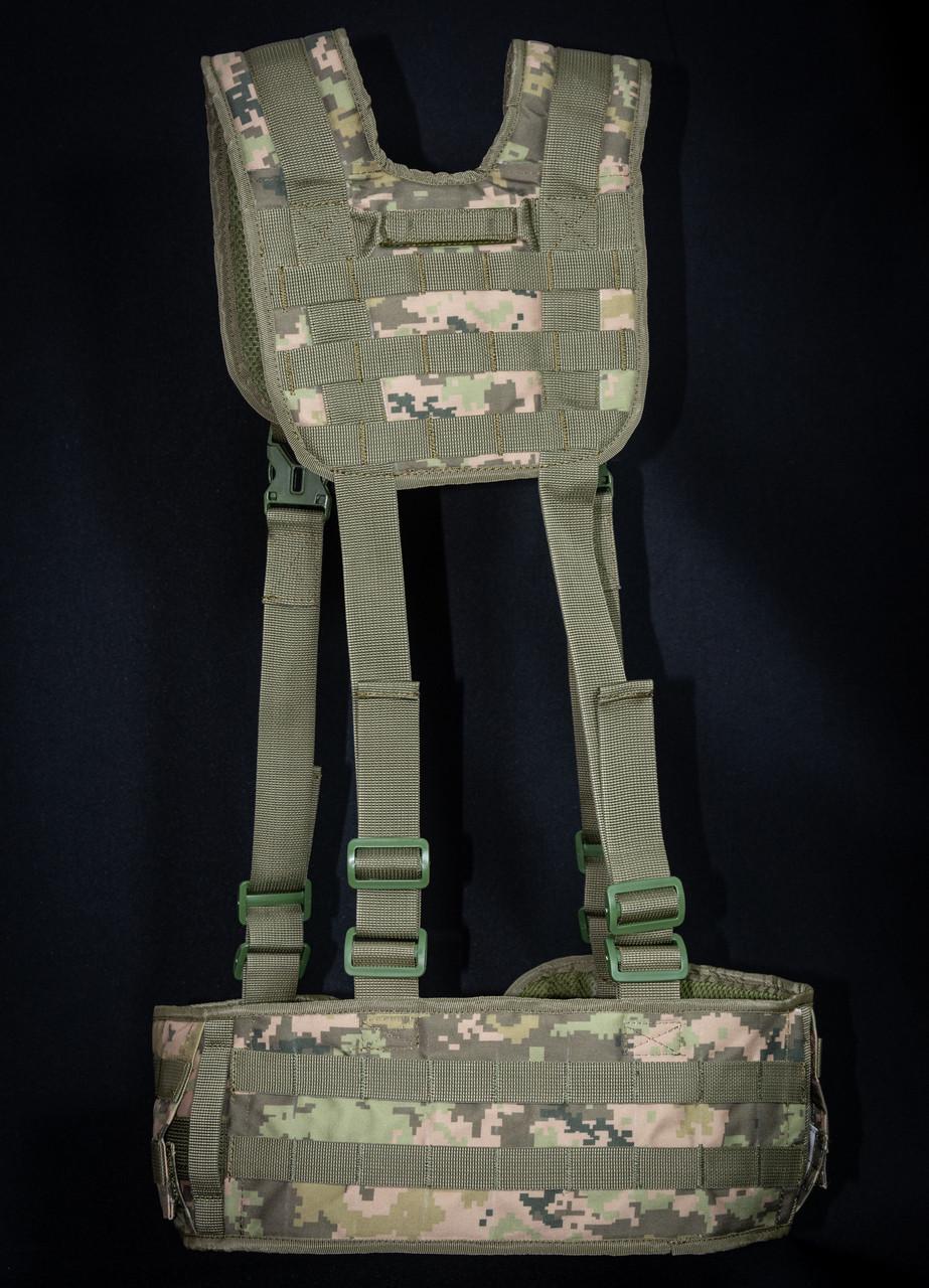 Ременно-плечова система КІРАСА РПС-1 105 кордура Піксель - фото 2 Ременно-плечова система КІРАСА РПС-1 105 кордура Піксель - фото 2