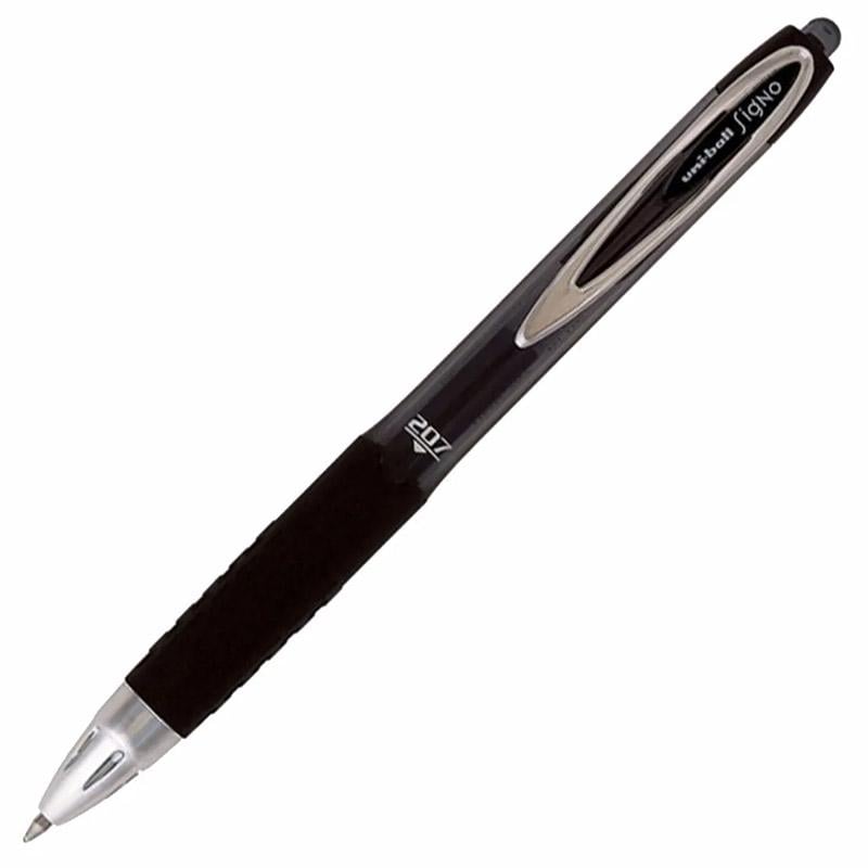 Ручка гелева автоматична UNI Signo 207 0,7 мм Чорний (UMN-207.Black) Ручка гелева автоматична UNI Signo 207 0,7 мм Чорний (UMN-207.Black)