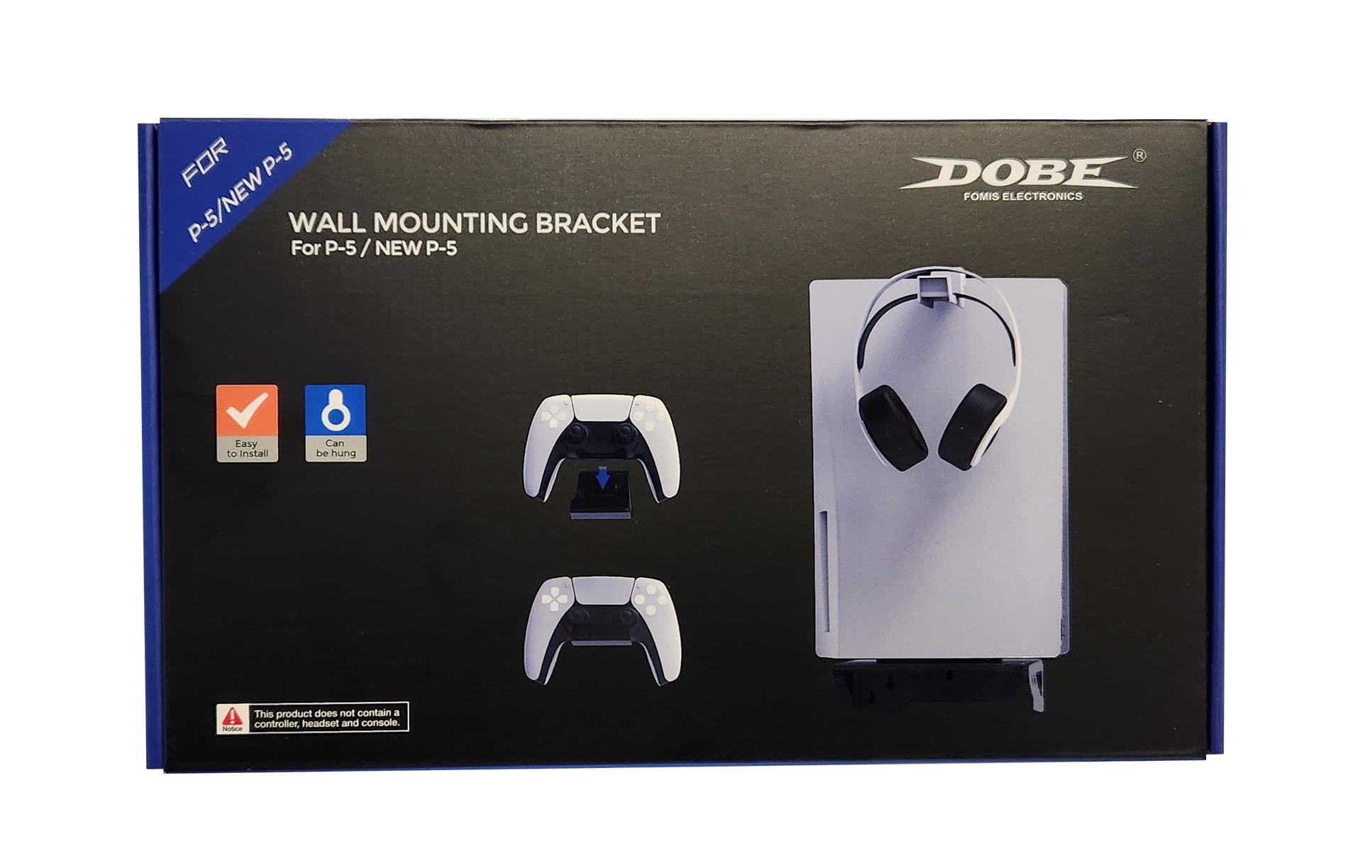 ᐉ Настенный крепеж Dobe для консоли PS5/PS5 Slim (21171708
