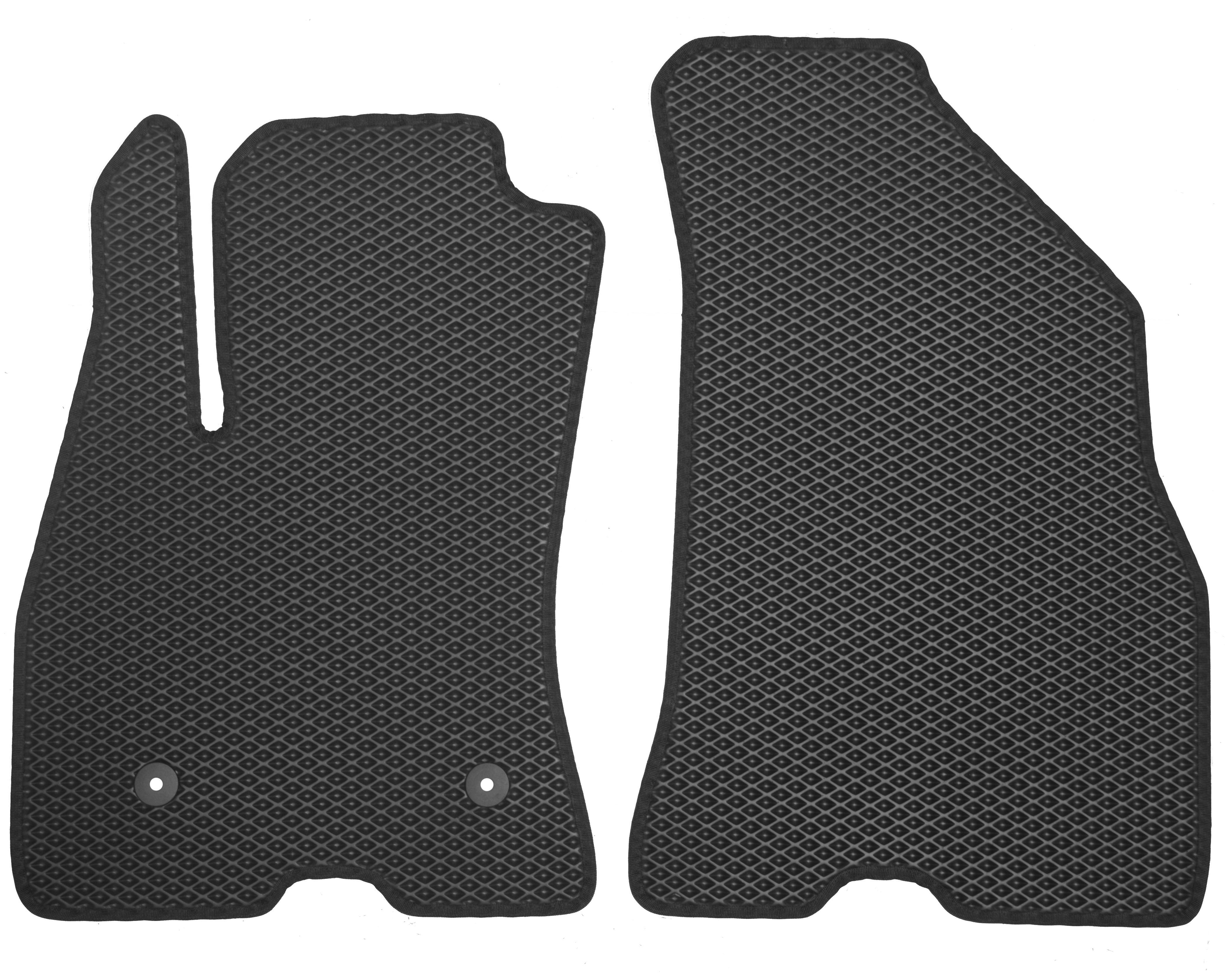 Коврики в салон передние для Opel Combo '12- EVA-полимерные Черный (158795)