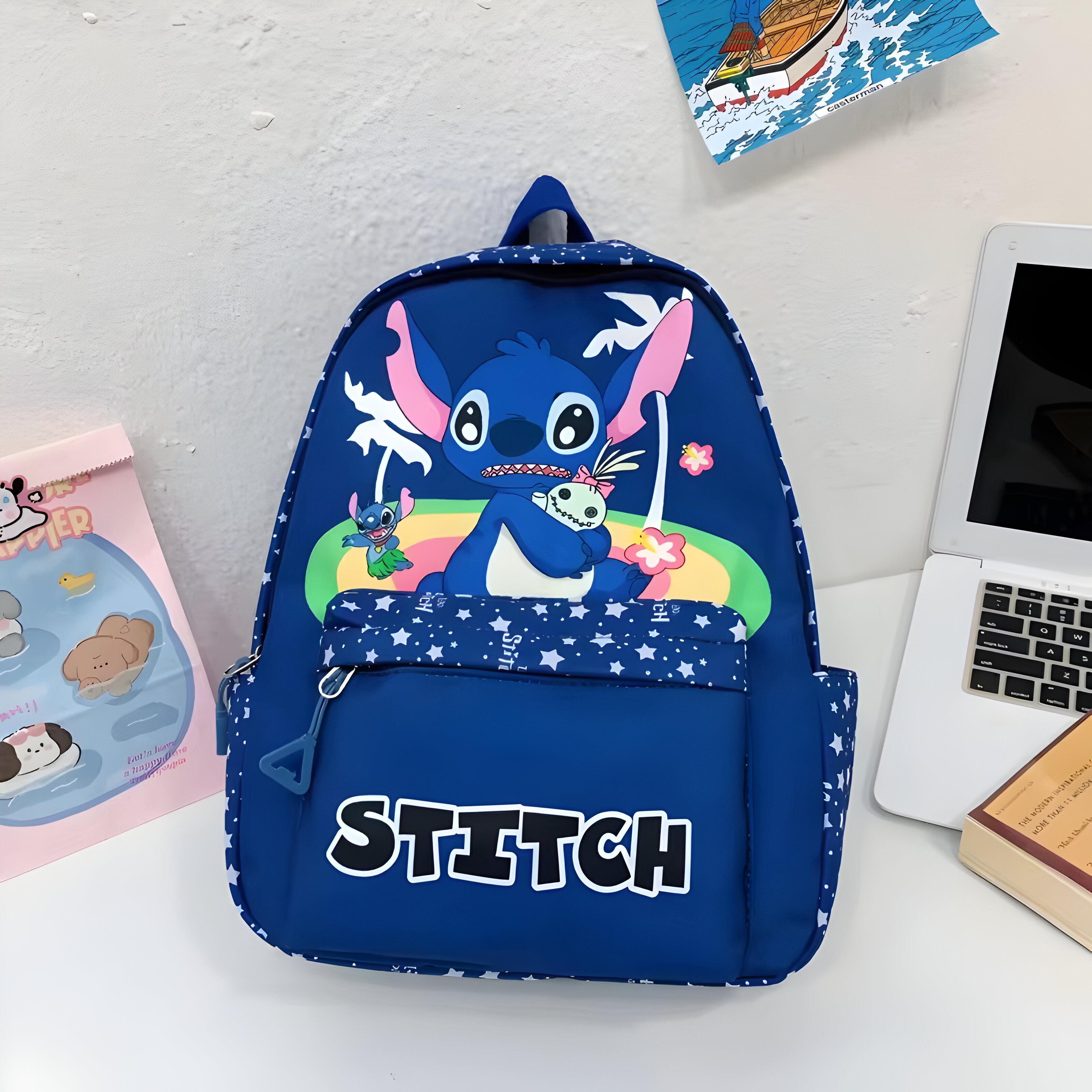 Рюкзак детский повседневный Стич 31х23х12 см Голубой (25-53) - фото 3 Рюкзак детский повседневный Стич 31х23х12 см Голубой (25-53) - фото 3