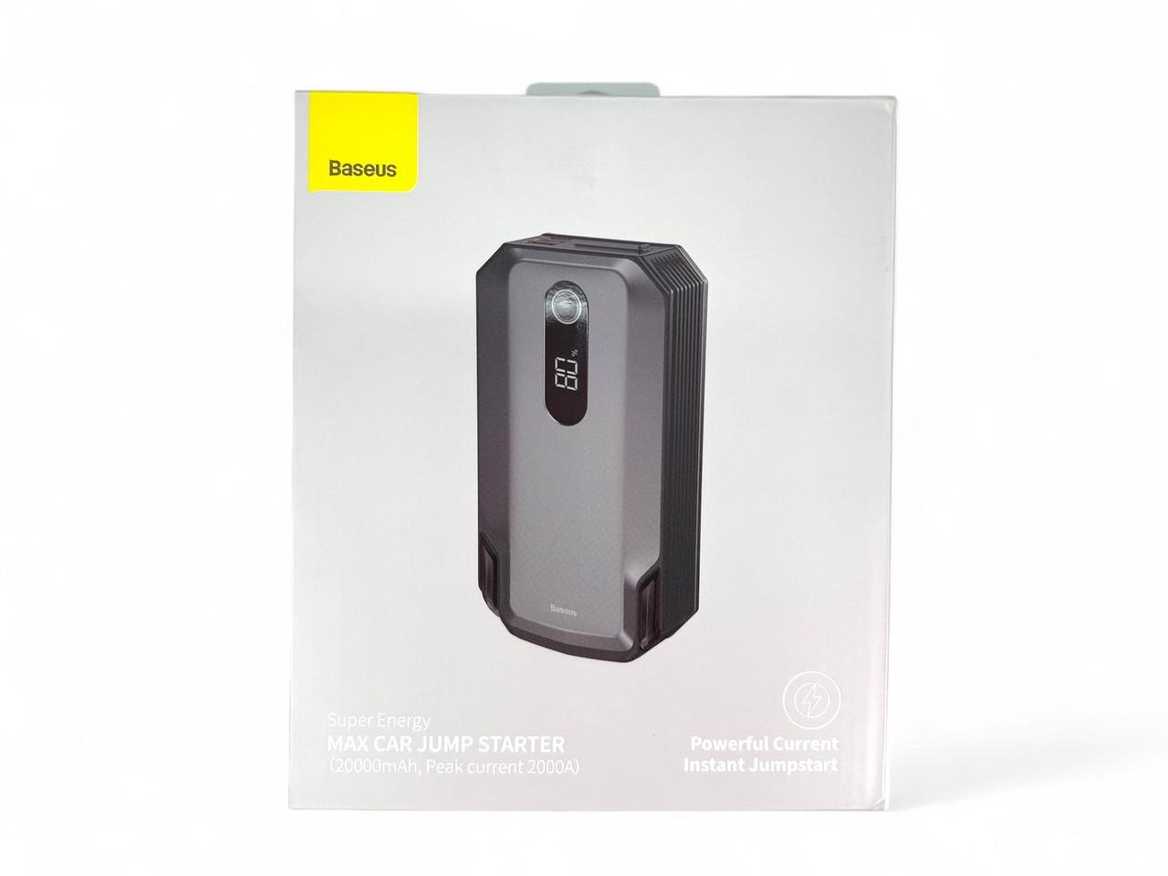 Пусково-зарядний пристрій BASEUS MAX Car Jamp Starter Super Energy 3in1 12V 20000 mAh 2000A - фото 5