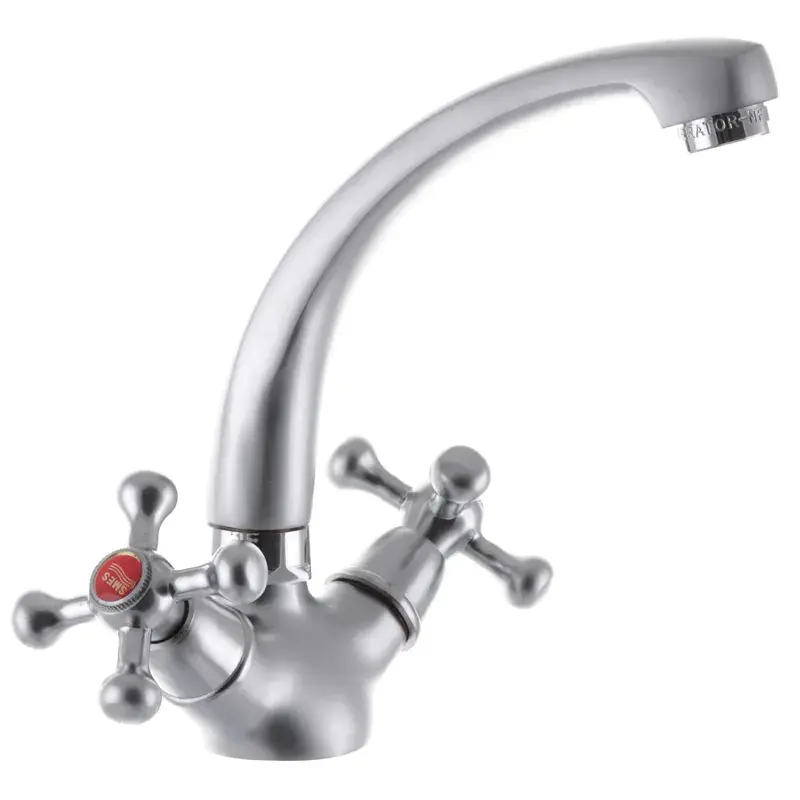 Змішувач для раковини Champion Smes 272 двовентильний Хром (CH0104) Змішувач для раковини Champion Smes 272 двовентильний Хром (CH0104)