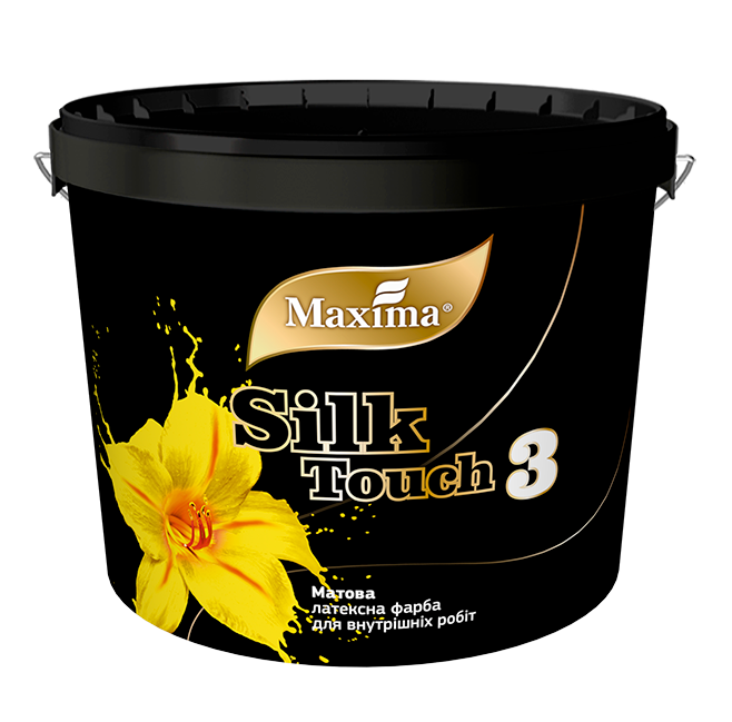 Краска для внутренних работ Maxima Silk Touch-3 матовая латексная база-B 3 кг (29901659)