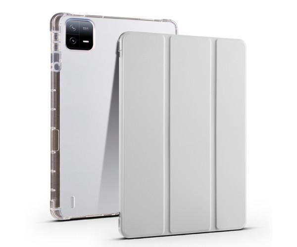 Чехол-книжка Glass Magnet Flip Cover для Xiaomi Pad 6/6 Pro Светло-серый