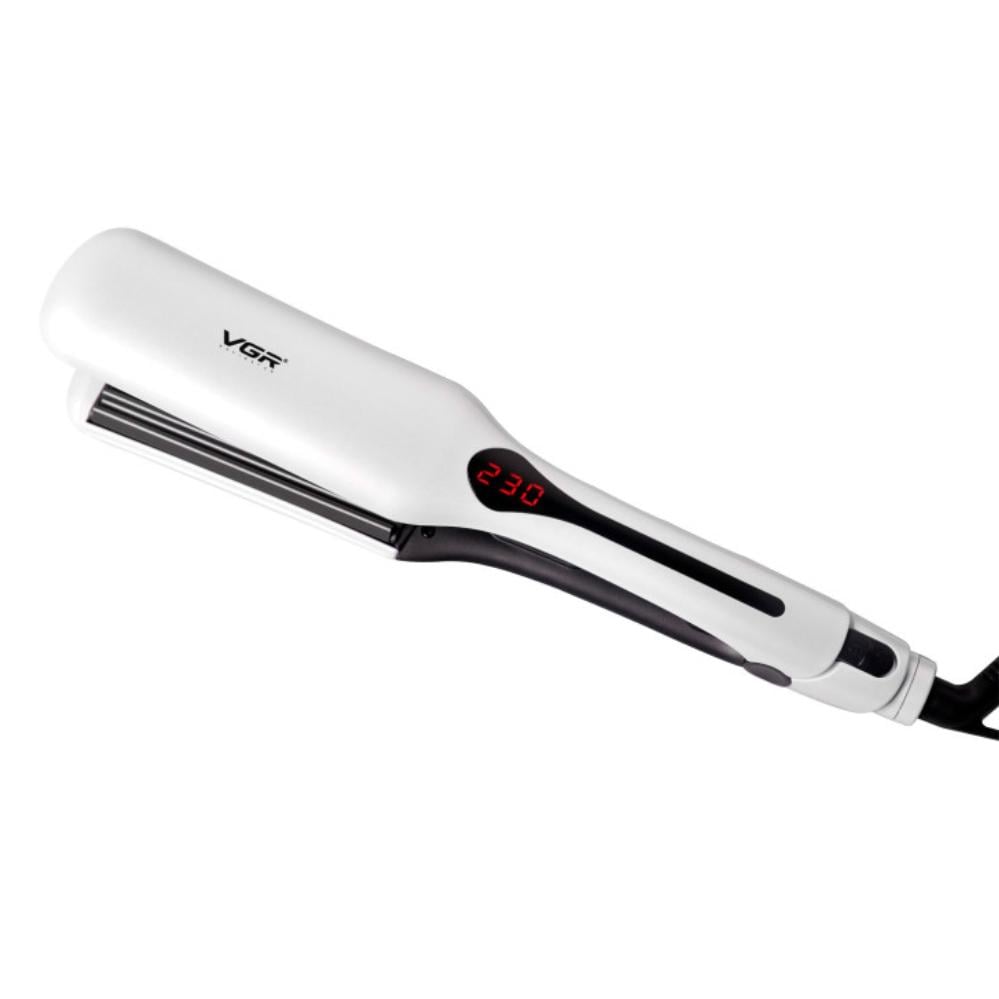 Плойка для волос VGR V-557 с керамическим покрытием/гофре щипцы/регулировкой температуры и дисплеем (120.1833)