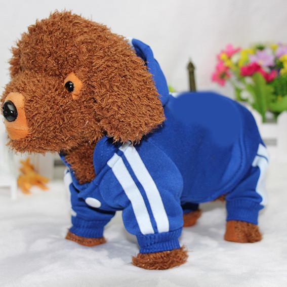 Костюм спортивный для собак Adidog на флисе и полиэстере XL Синий (1C0254) - фото 4 Костюм спортивный для собак Adidog на флисе и полиэстере XL Синий (1C0254) - фото 4