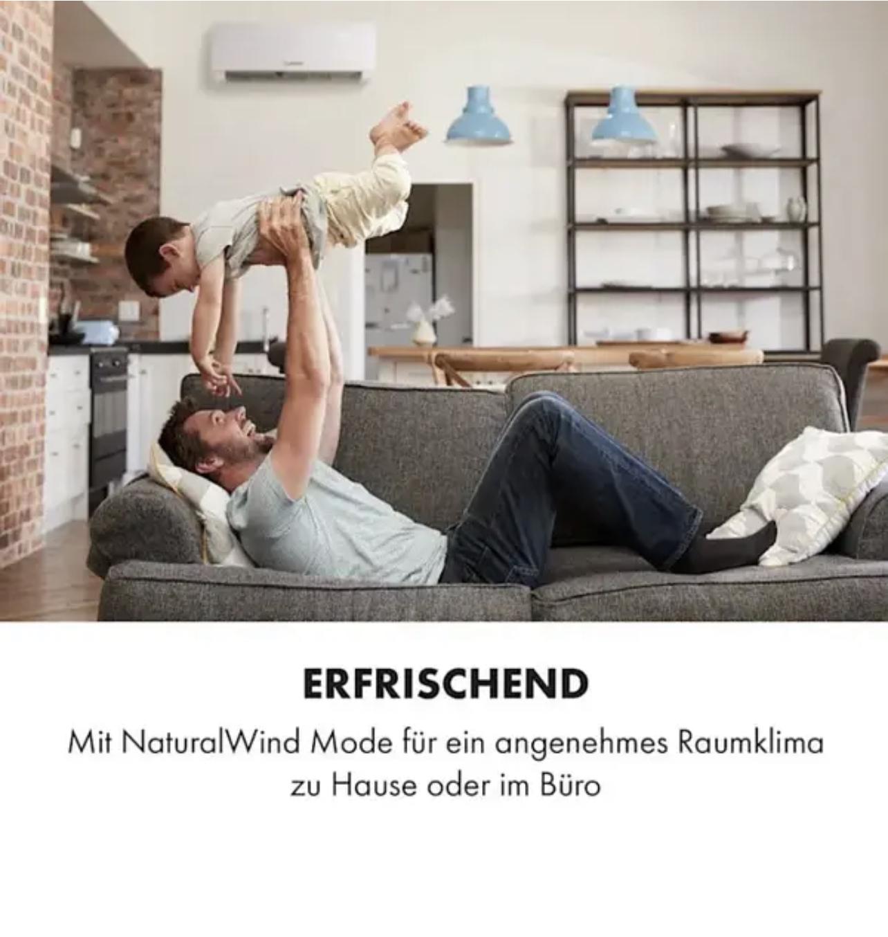 Спліт-кондиціонер Windwaker 9000 BTU/2,7 к Вт потік повітря 600 м3/год 26-44 м2 - фото 8 Спліт-кондиціонер Windwaker 9000 BTU/2,7 к Вт потік повітря 600 м3/год 26-44 м2 - фото 8