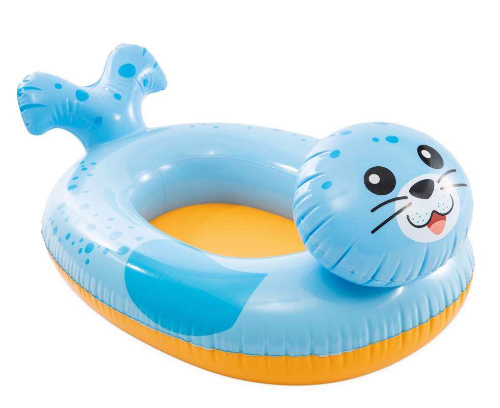 Надувной плотик детский Intex 59380 NP Выдра для катания 107х76 см (2546231122)