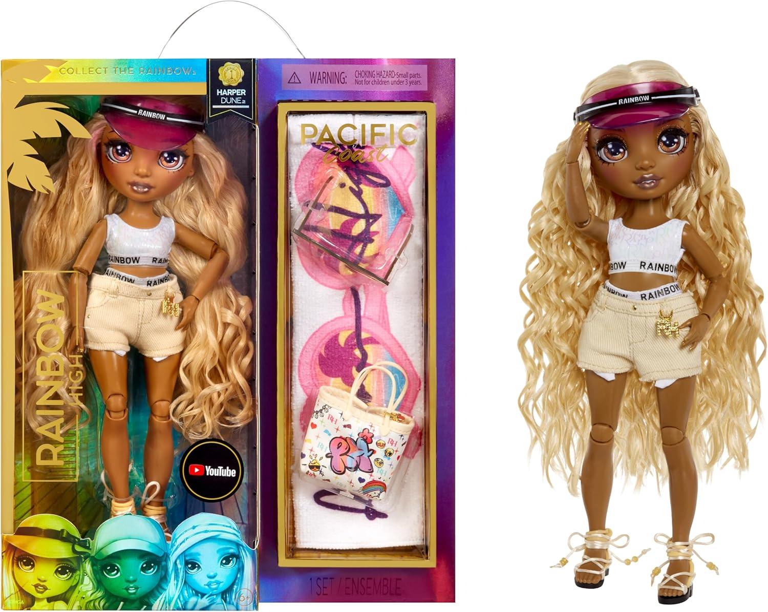 Кукла Rainbow High Pacific Coast Harper Dune Fashion Doll Кукла Rainbow High Pacific Coast Harper Dune Fashion Doll