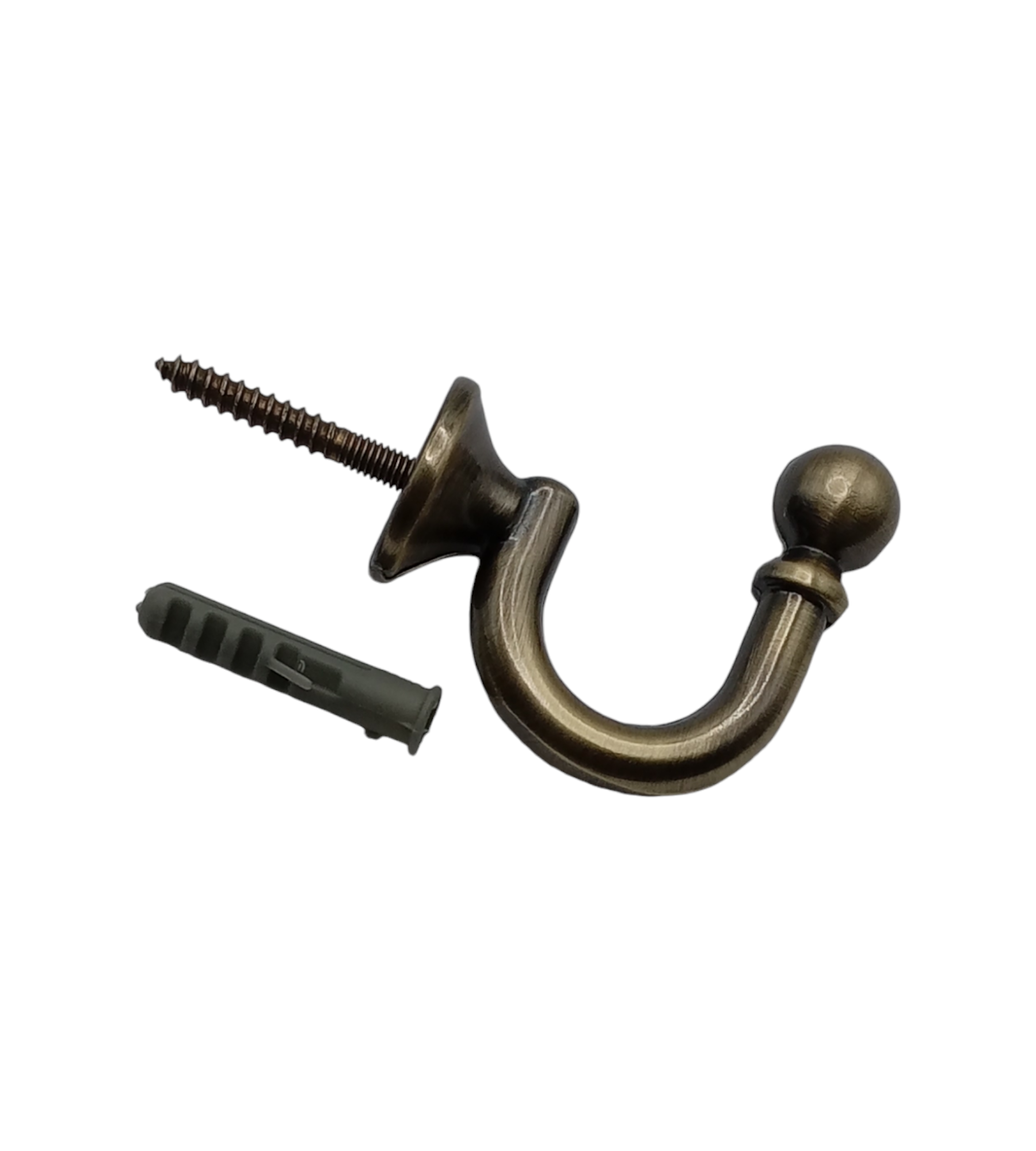 Гачок металевий для штор 45х45 мм Антик (20803349)