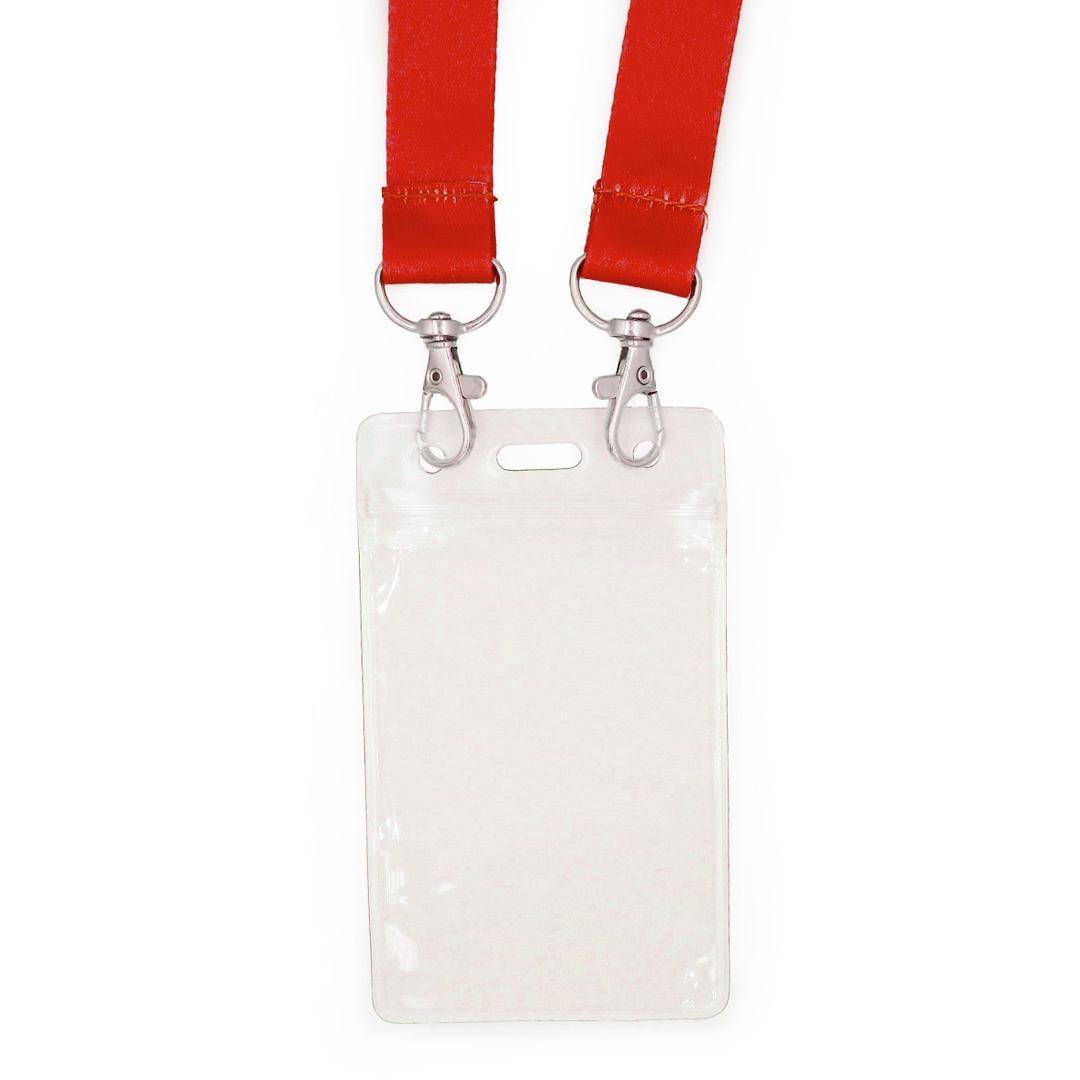Бейдж с шнурком Ardix DUO-020 10 шт. Красный (07-034-1-RD)
