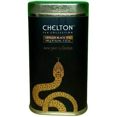 Чай черный Chelton Золотая Змея цейлонский байховый в металлической банке 100 г (22818104)