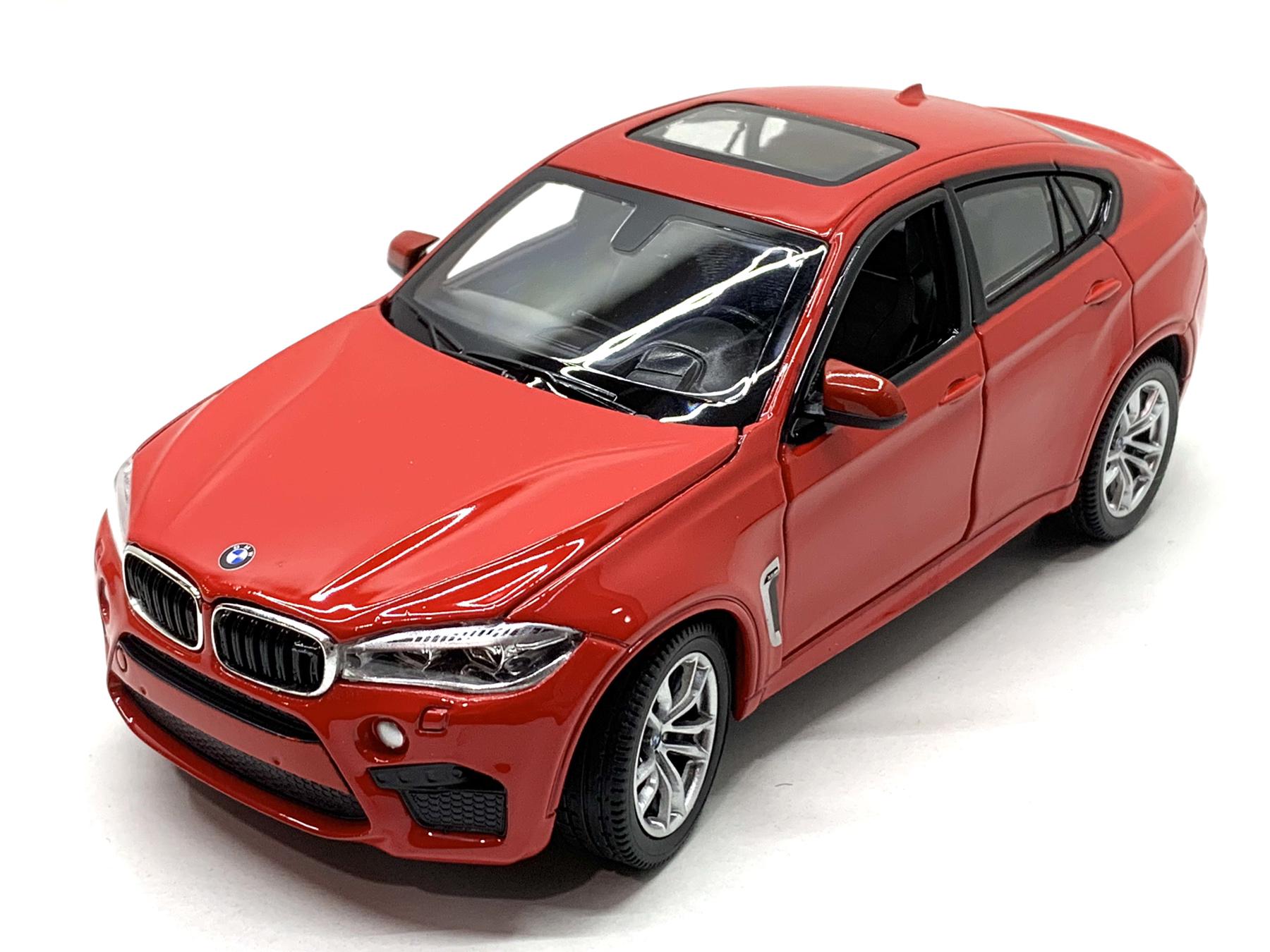 Машина Rastar BMW X6M 1:24 Червоний (56600) - фото 1