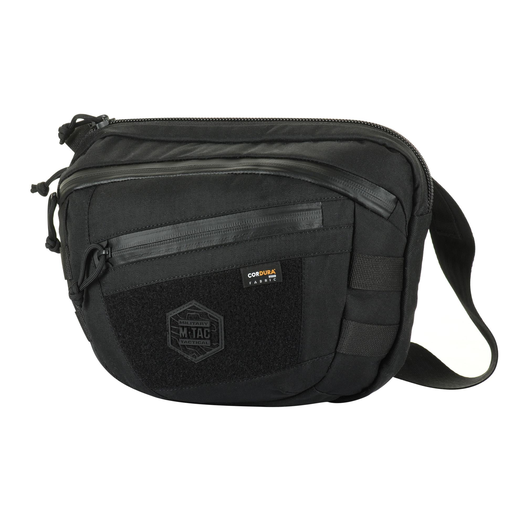 Сумка M-Tac Sphaera Hardsling Bag Large з липучкою Elite Black