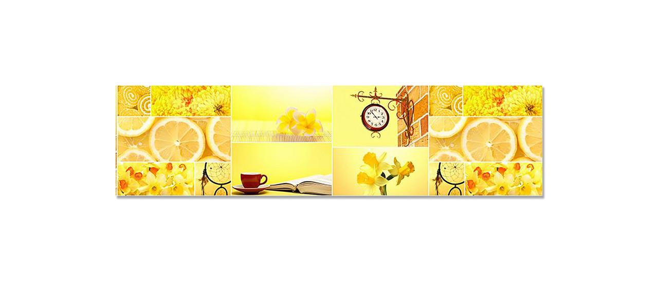 Наклейка виниловая на кухню Zatarga/Цитрусы Геометрия 650х2500 мм (1283915690)