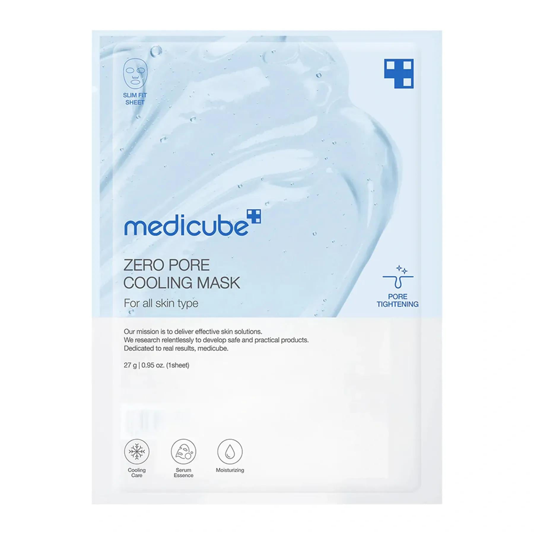 Маска охолоджувальна для звуження пір та контролю жирності шкіри Medicube Zero Pore Cooling Mask 27 г (28915276)