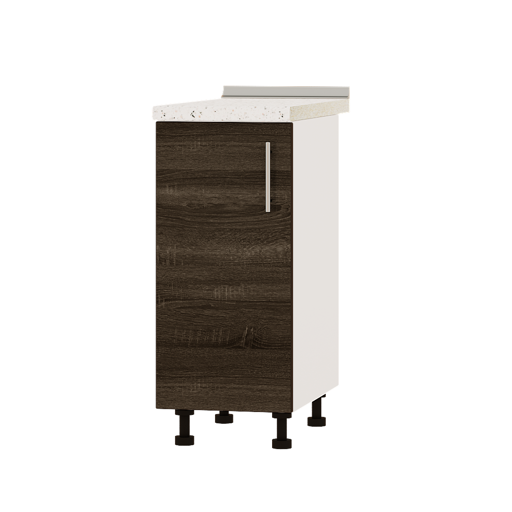 Шкаф нижний Эверест Оптима модуль Низ Н83-350 35х47х85 см Дуб Сонома Трюфель/Белый (01851)