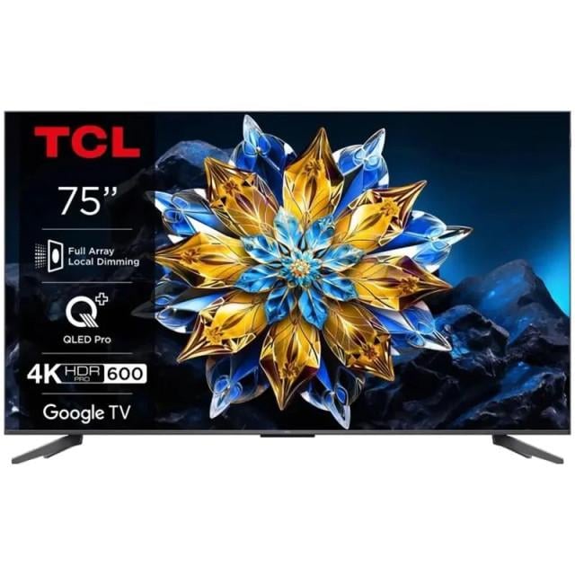 Телевізор TCL 75C69BPRO Pro 4K Smart Google TV Titan ONKYO
