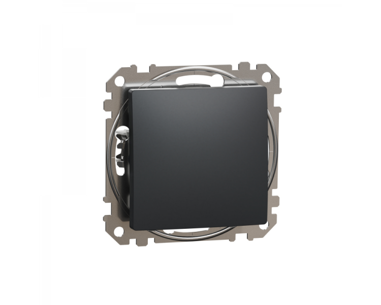Кнопка черная Schneider Electric Sedna Design&Element ABS-UV Черный (SDD114111)