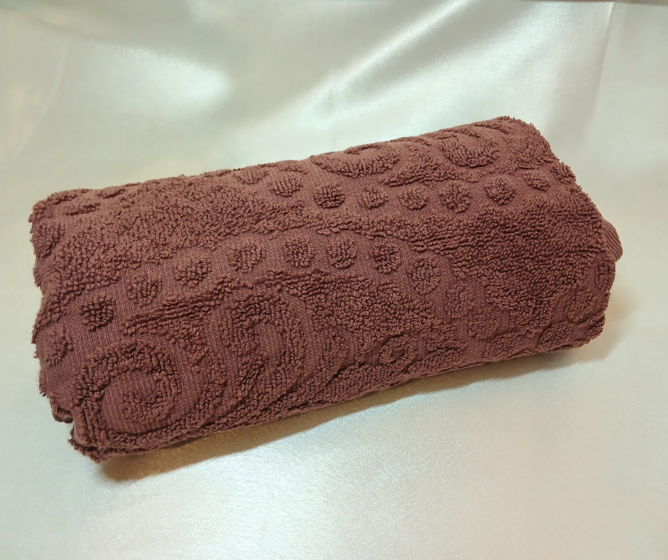 Рушник жакардовий Cotton Area 50х90 см Коричневий (12748) - фото 2 Рушник жакардовий Cotton Area 50х90 см Коричневий (12748) - фото 2