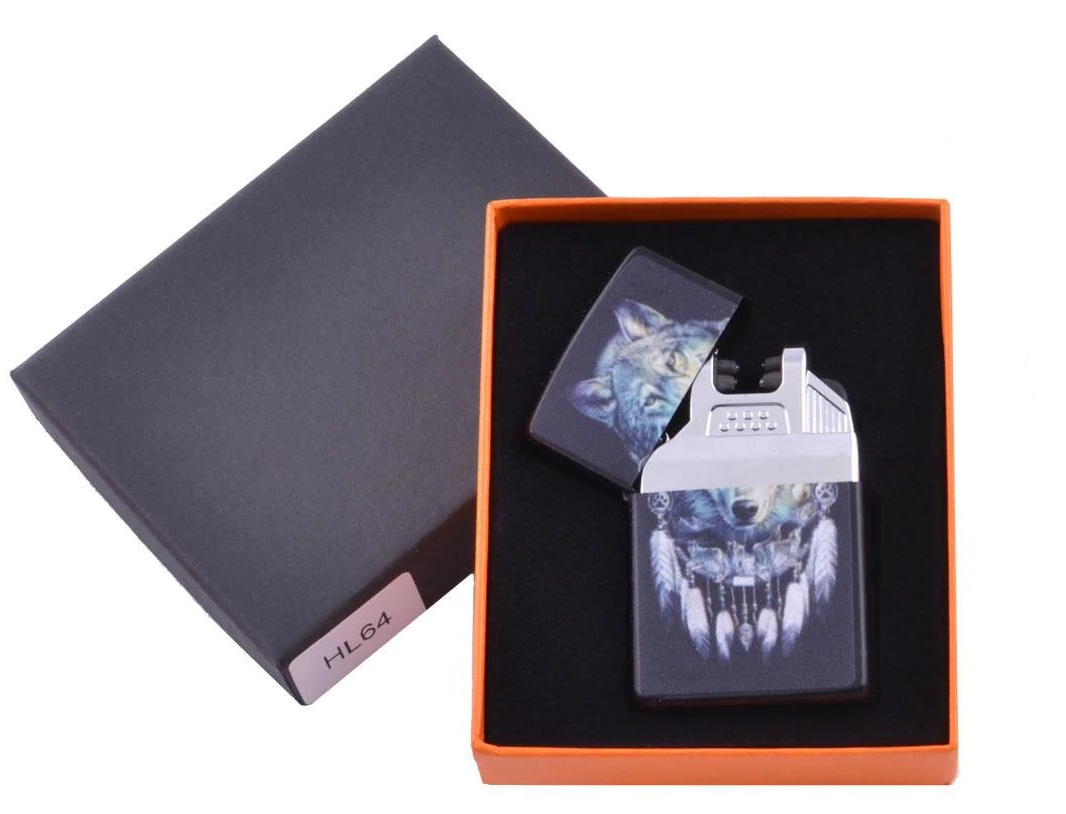 Запальничка електроімпульсна Вовк USB (32161890)